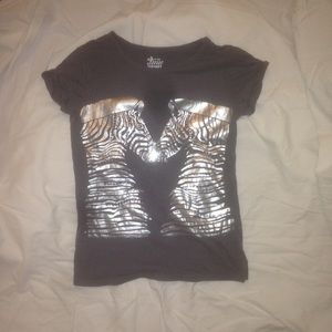 Gray Zebra Shirt